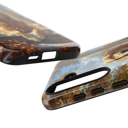 Golden Retriever Autumn Serenity - Samsung Galaxy Series Case