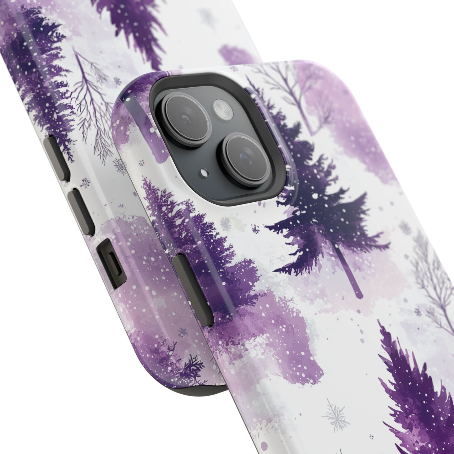 Purple Snowy Forest - MagSafe iPhone Series Case