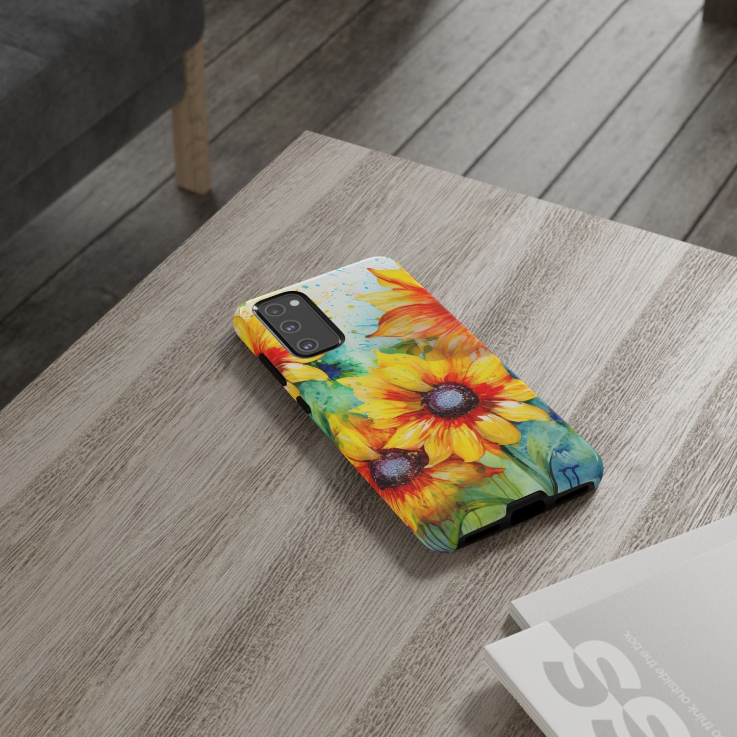 Watercolor Sunflower Splash - Samsung Galaxy Series Case