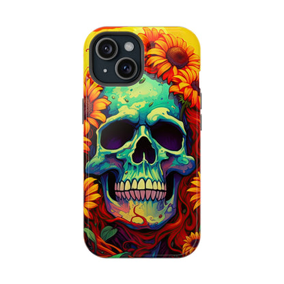 Sun Kissed Skull MagSafe iPhone Case