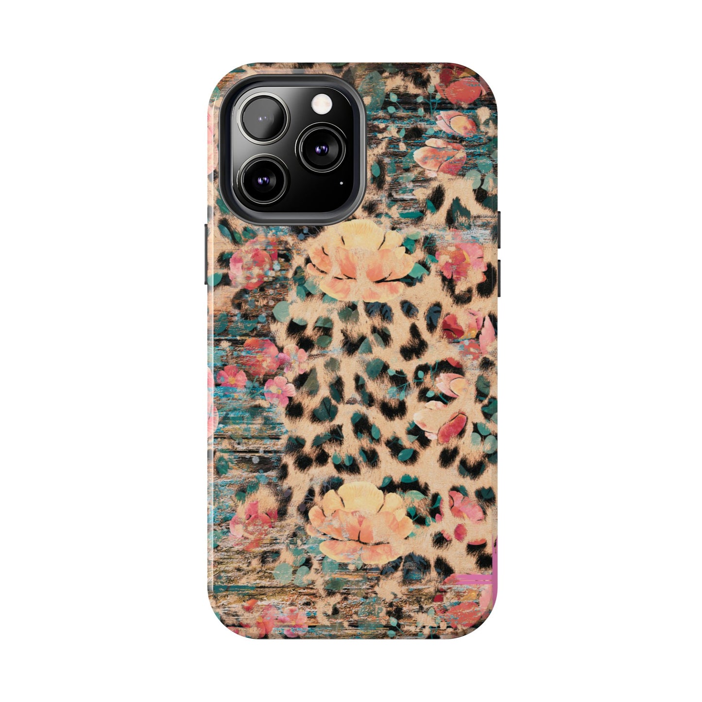 Rustic Floral Leopard - iPhone Series Case