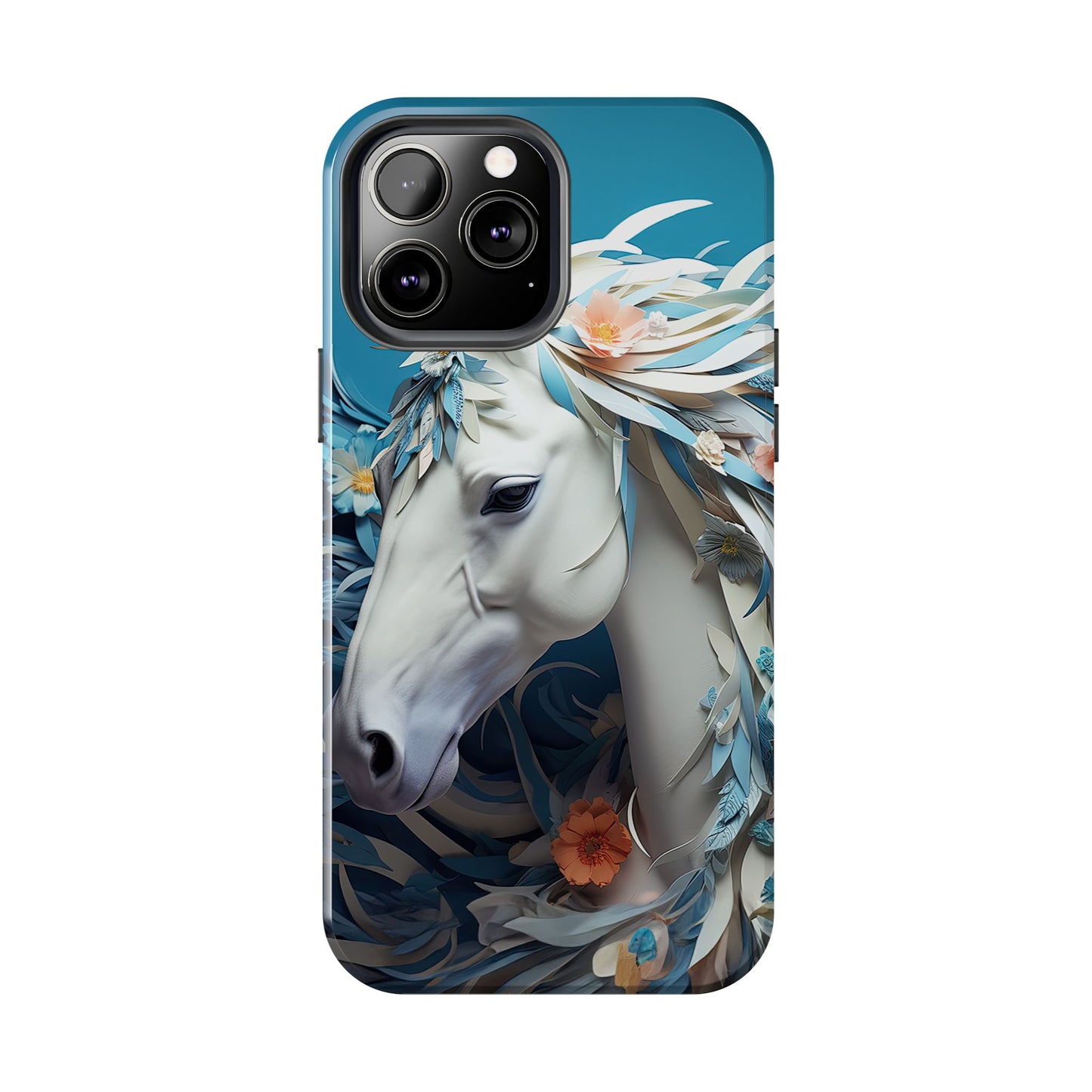 Floral Horse iPhone Case