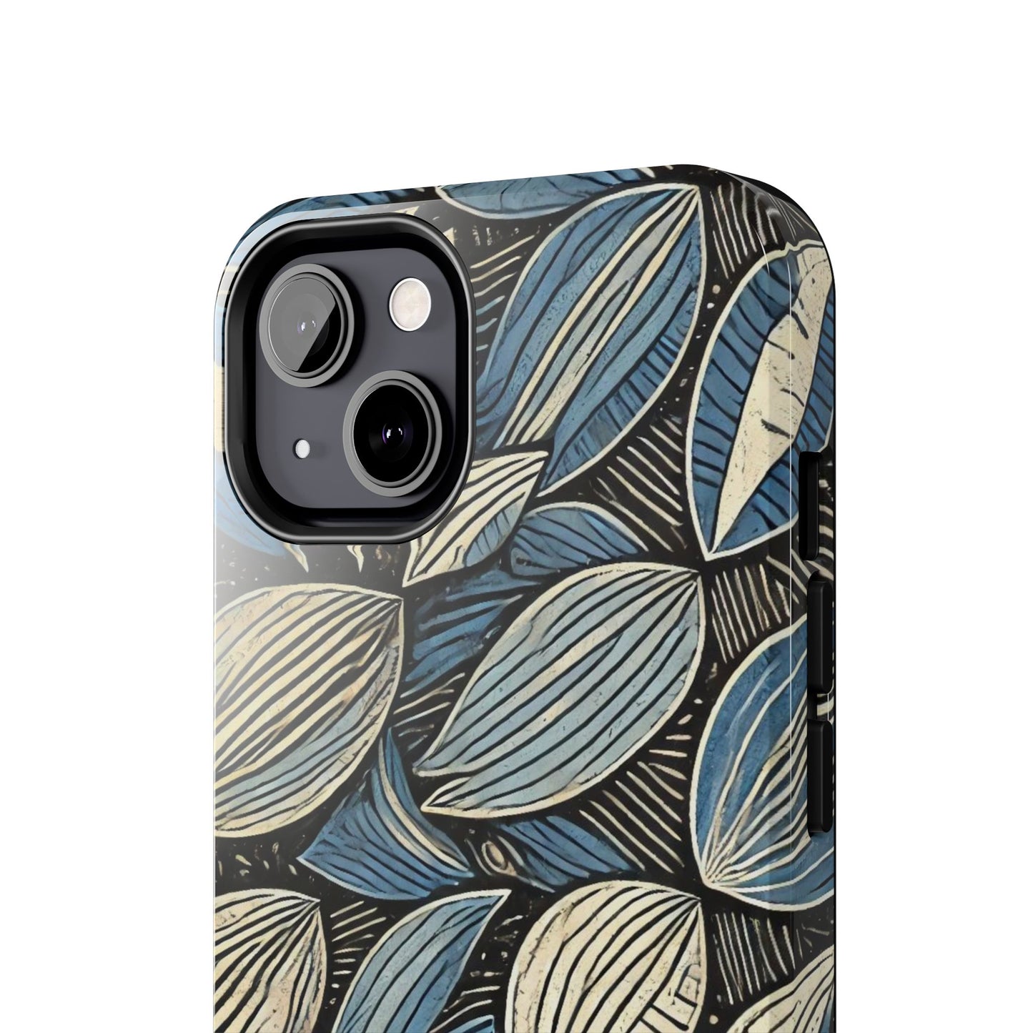 Botanical Leaf Pattern iPhone Case - Nature-Inspired Protective Cover