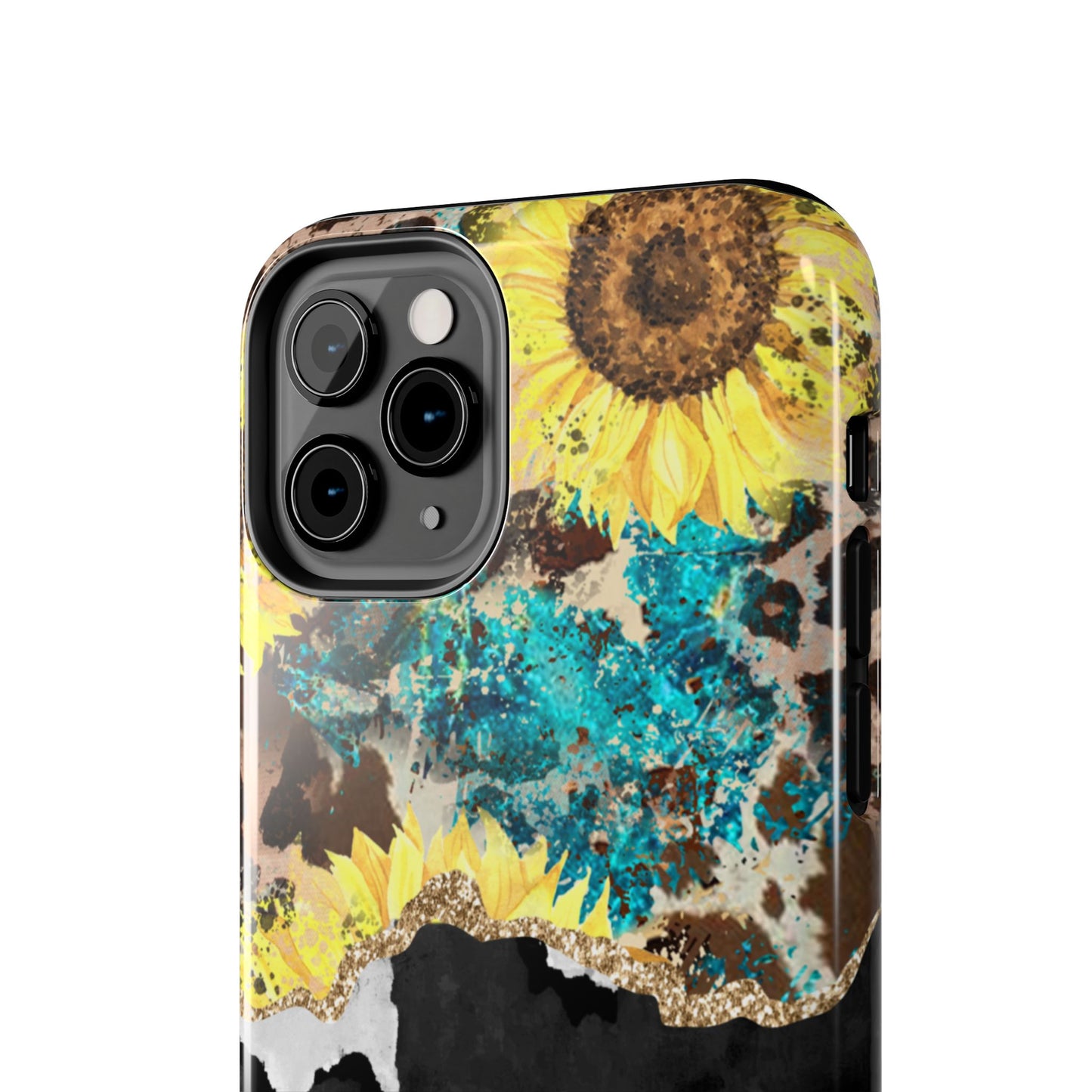 Rustic Sunflower Leopard Glam - iPhone Series Case