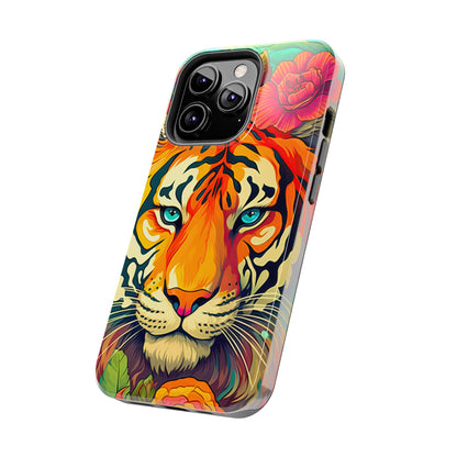 Fierce Rainbow Tiger Art - iPhone Series Case