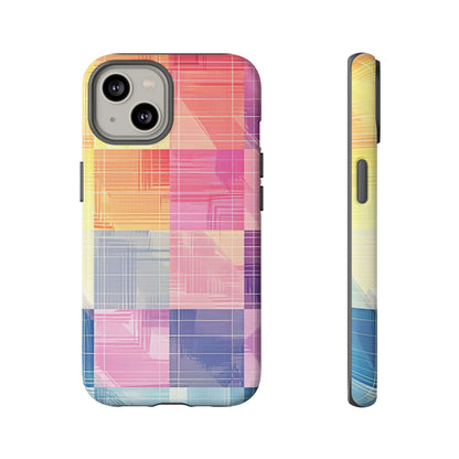 Pastel Panache Watercolor Plaid Case