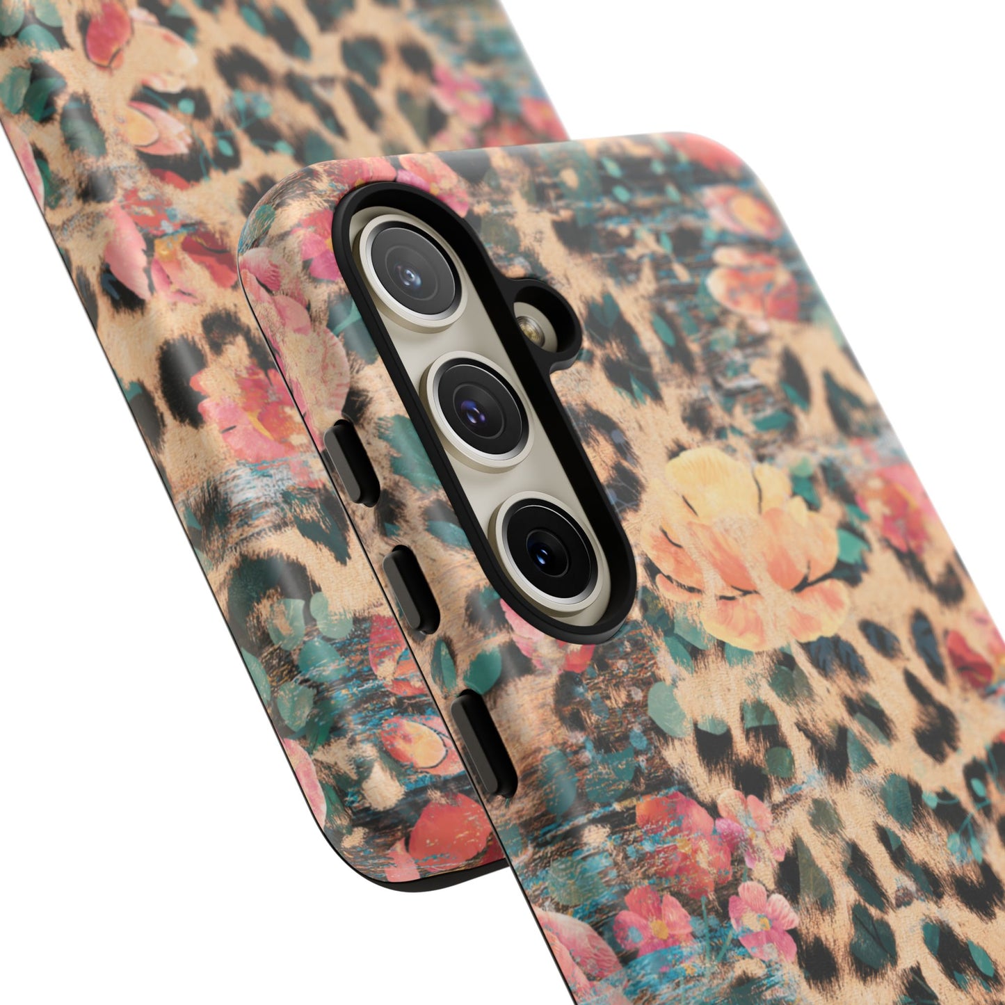 Rustic Floral Leopard - Samsung Galaxy Series Case