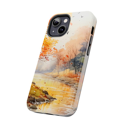 Autumn River Serenity – iPhone Case