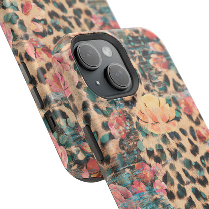 Rustic Floral Leopard - MagSafe iPhone Series Case