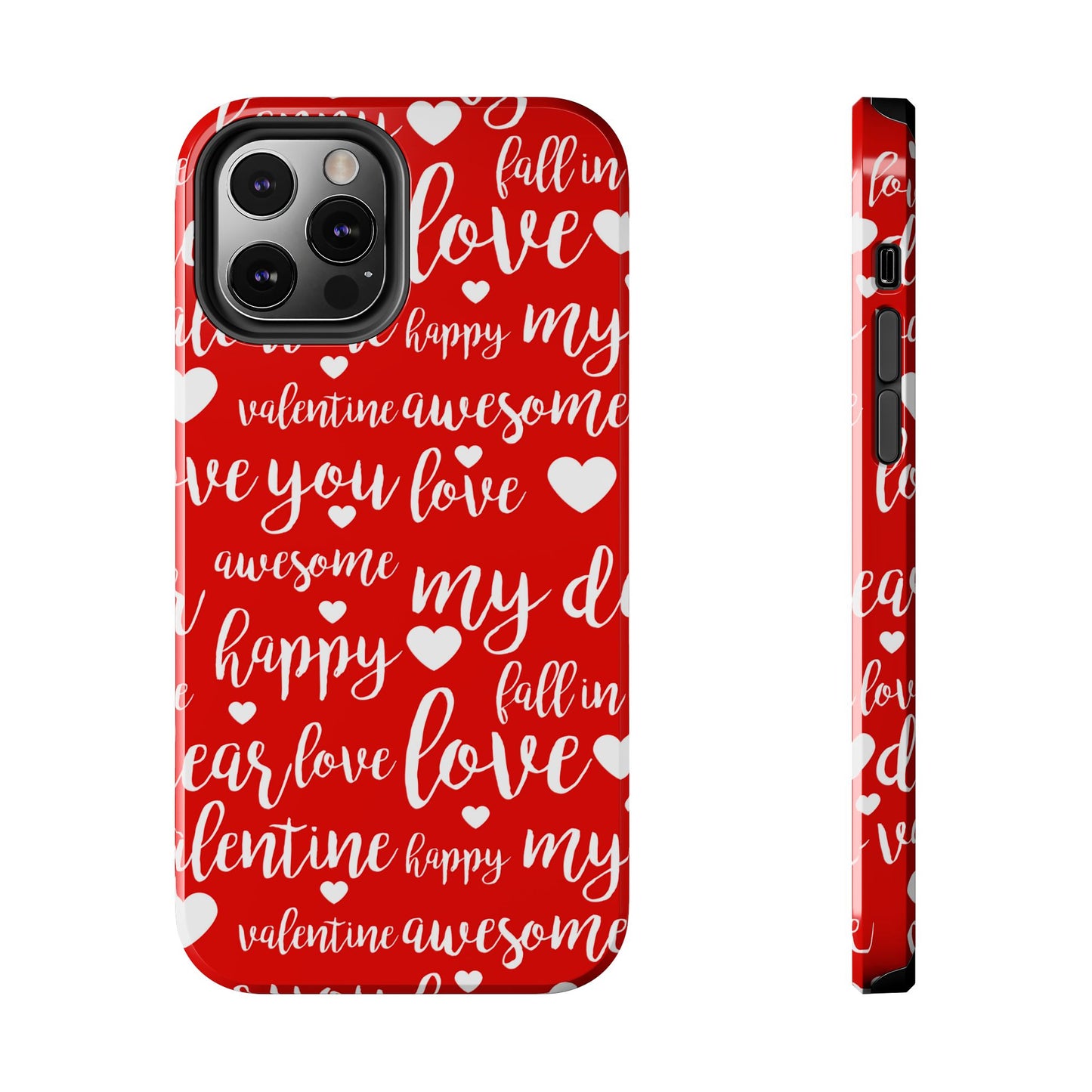 Valentine Words Pattern – iPhone Case