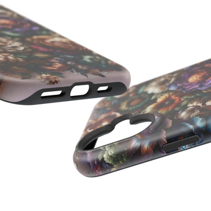 Floral Elegance MagSafe Compatible iPhone Case – Protective Dual-Layer Design with Vibrant Full-Wrap Print