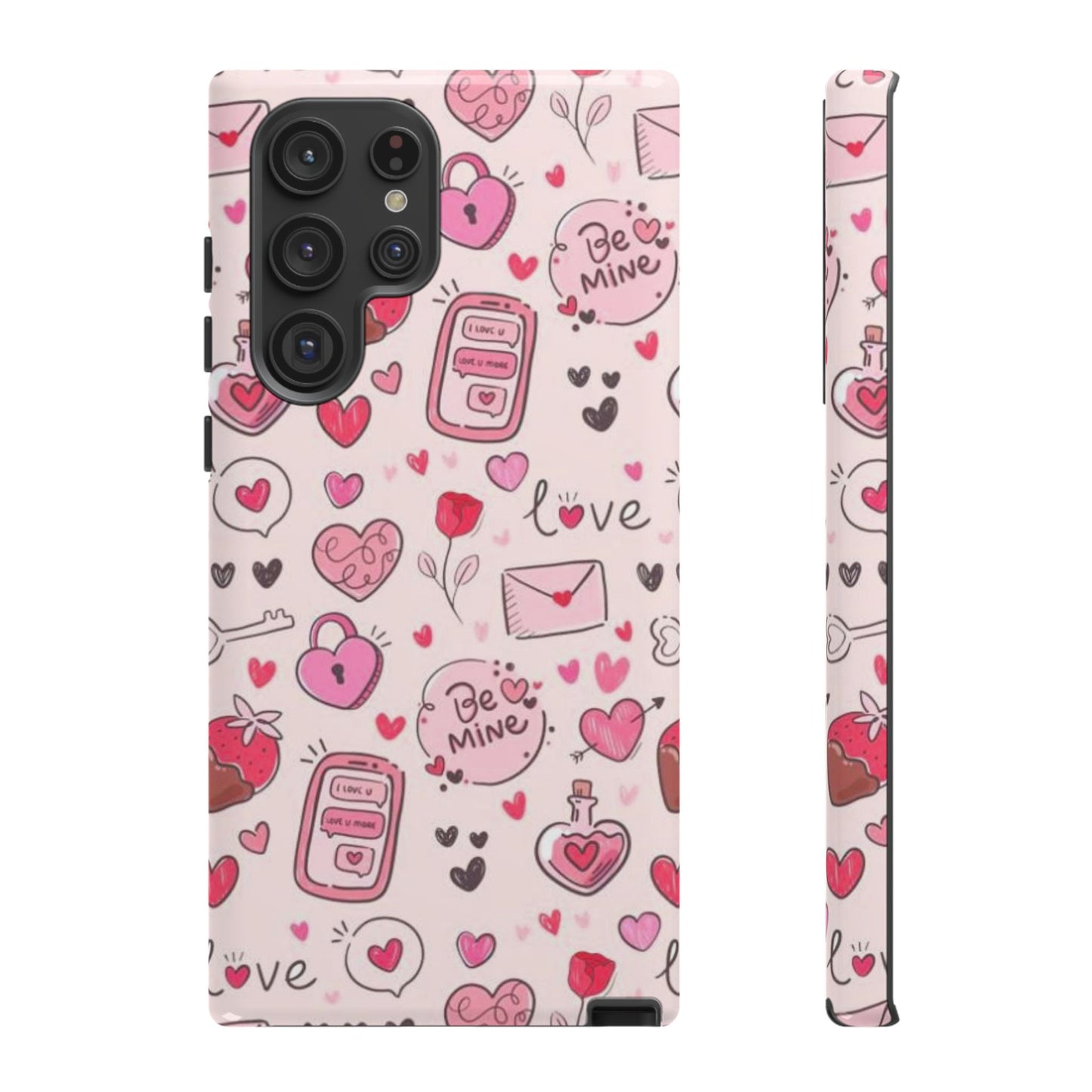 Samsung Galaxy Case: Playful Valentine's Day Icons Case