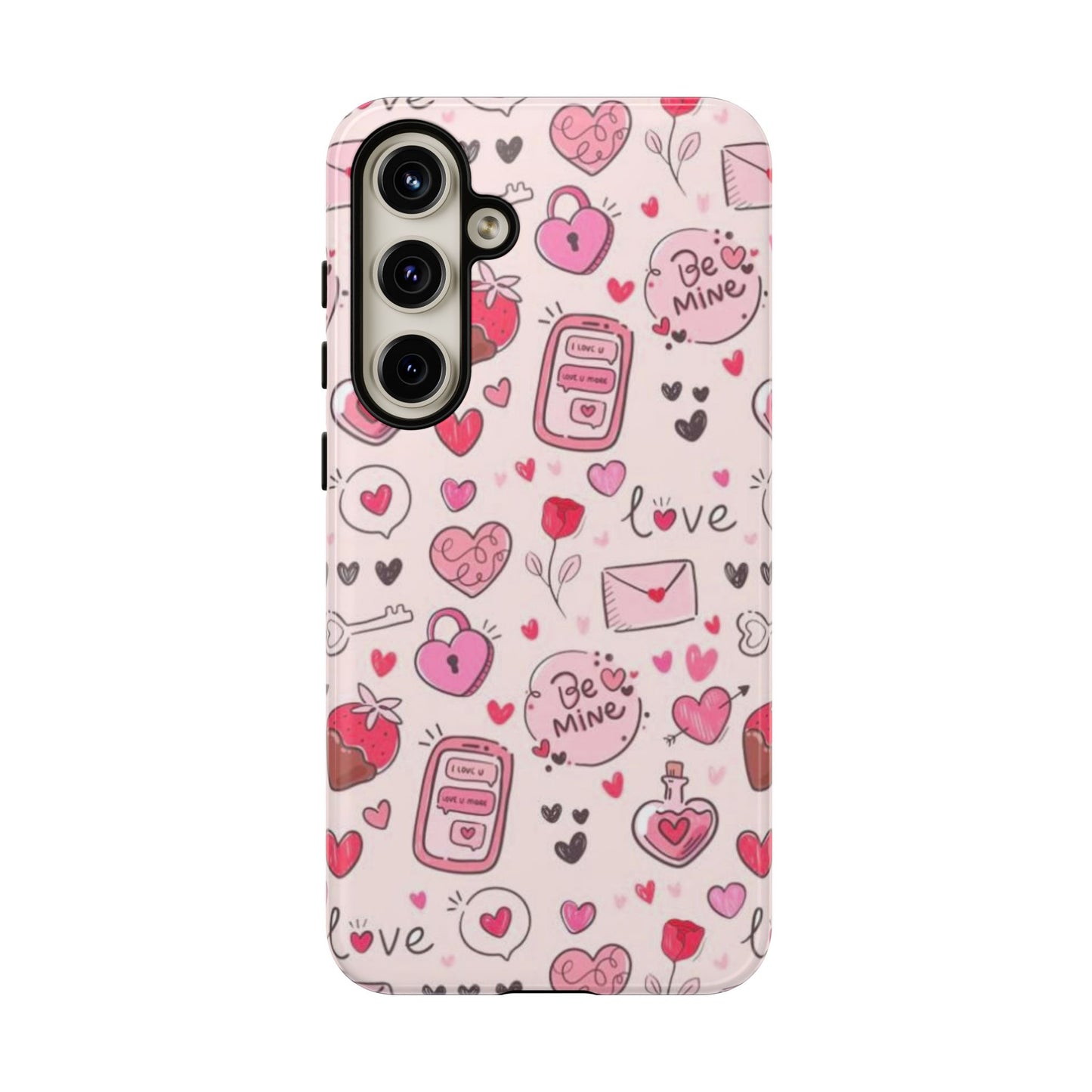 Samsung Galaxy Case: Playful Valentine's Day Icons Case