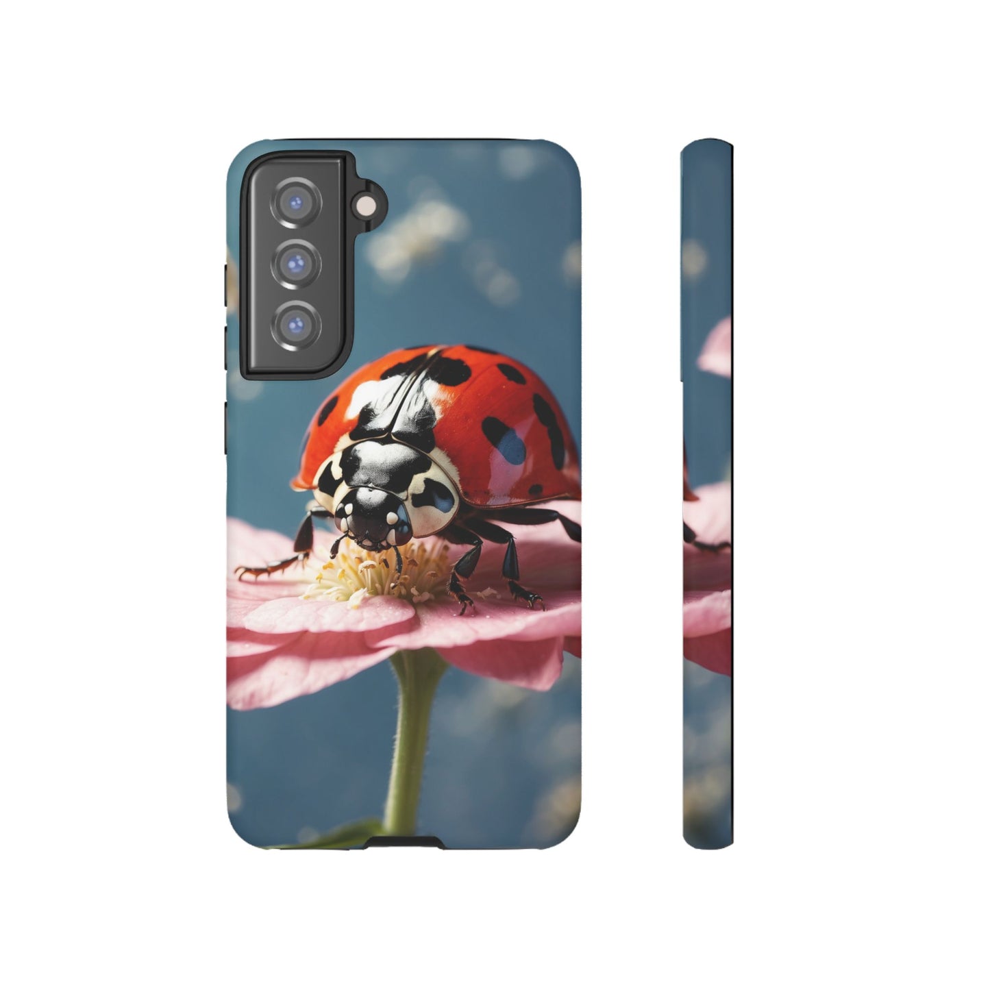 Samsung Galaxy Case: Floral Ladybug Delight