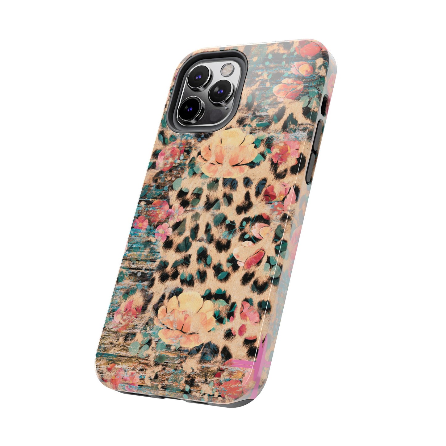 Rustic Floral Leopard - iPhone Series Case