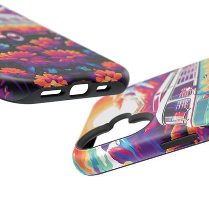 Groovy Floral Sunset Van – MagSafe iPhone Series Case