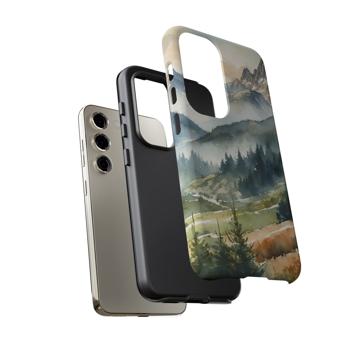 Serene Alpine Forest - Samsung Galaxy Case