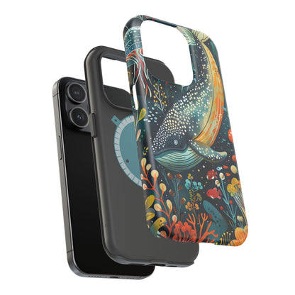 Oceanic Elegance Whale iPhone Case