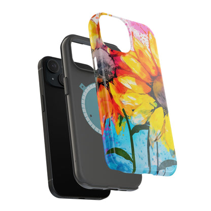 Bold Watercolor Sunflowers - MagSafe iPhone Series Case