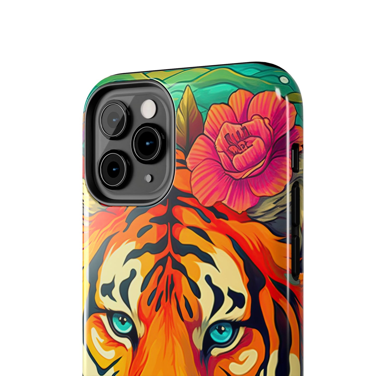 Fierce Rainbow Tiger Art - iPhone Series Case