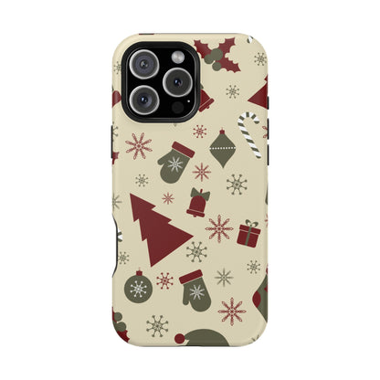 Vintage Holiday Cheer - MagSafe iPhone Series Case