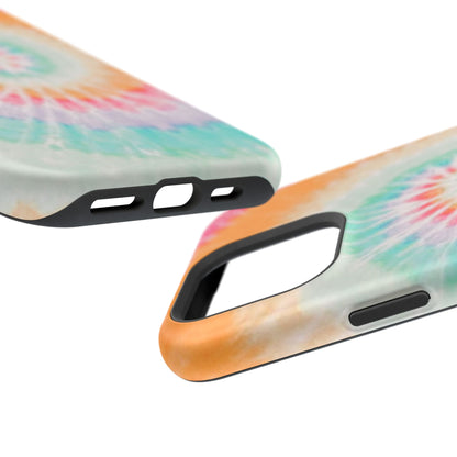 Pastel Tie-Dye MagSafe iPhone Case – Soft Colors & Magnetic Functionality