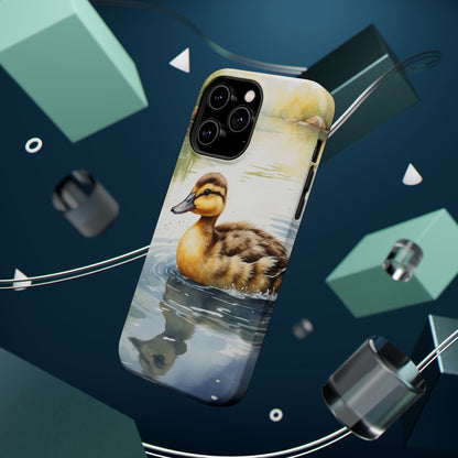 Graceful Duck Reflection – MagSafe iPhone Case