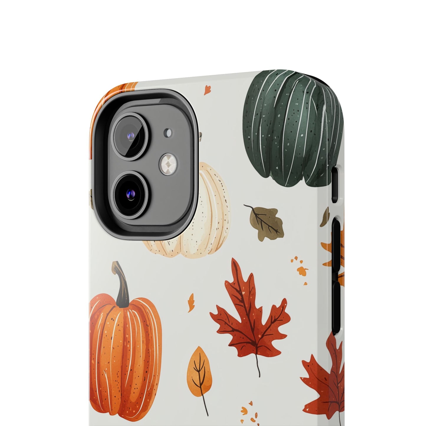 Autumn Pumpkin iPhone Case – Fall Leaves and Harvest Design