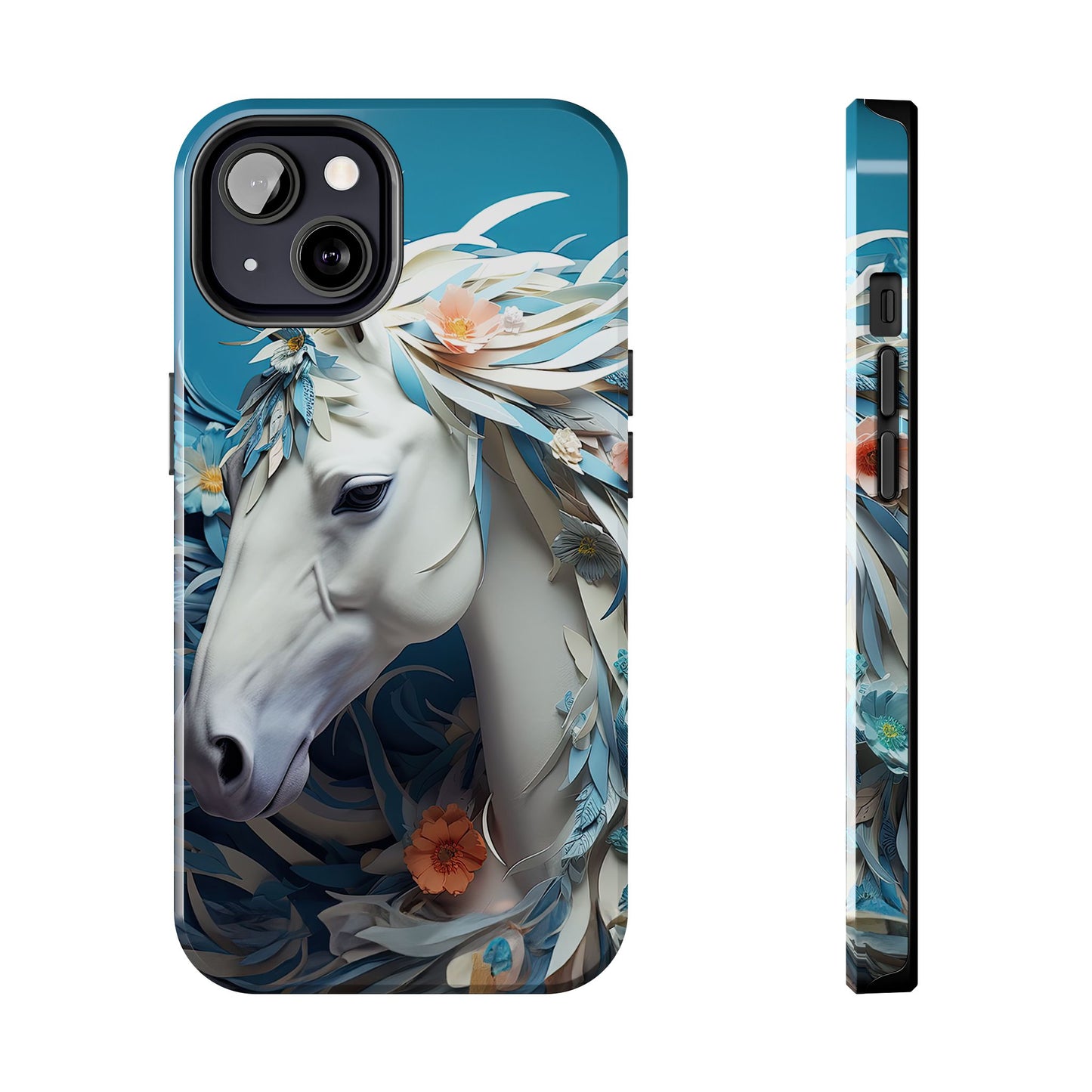 Floral Horse iPhone Case