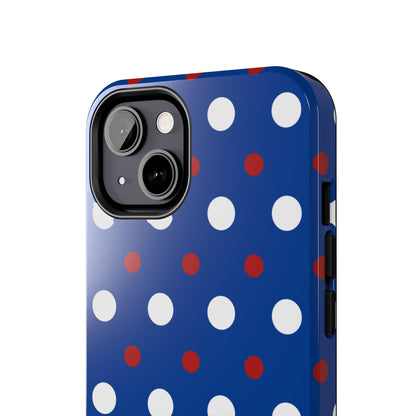 Patriotic Polka Dots – iPhone Case