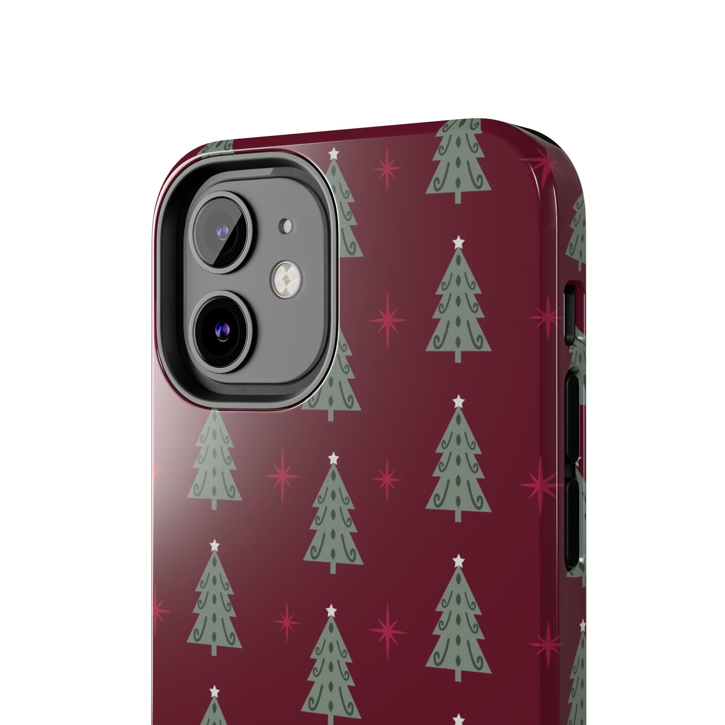 Retro Christmas Tree Pattern – iPhone Series Case