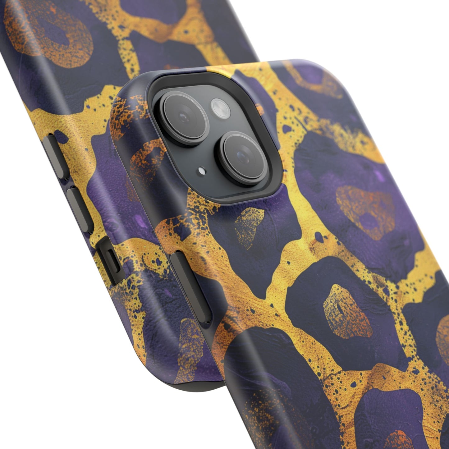 Regal Amethyst Leopard iPhone Case