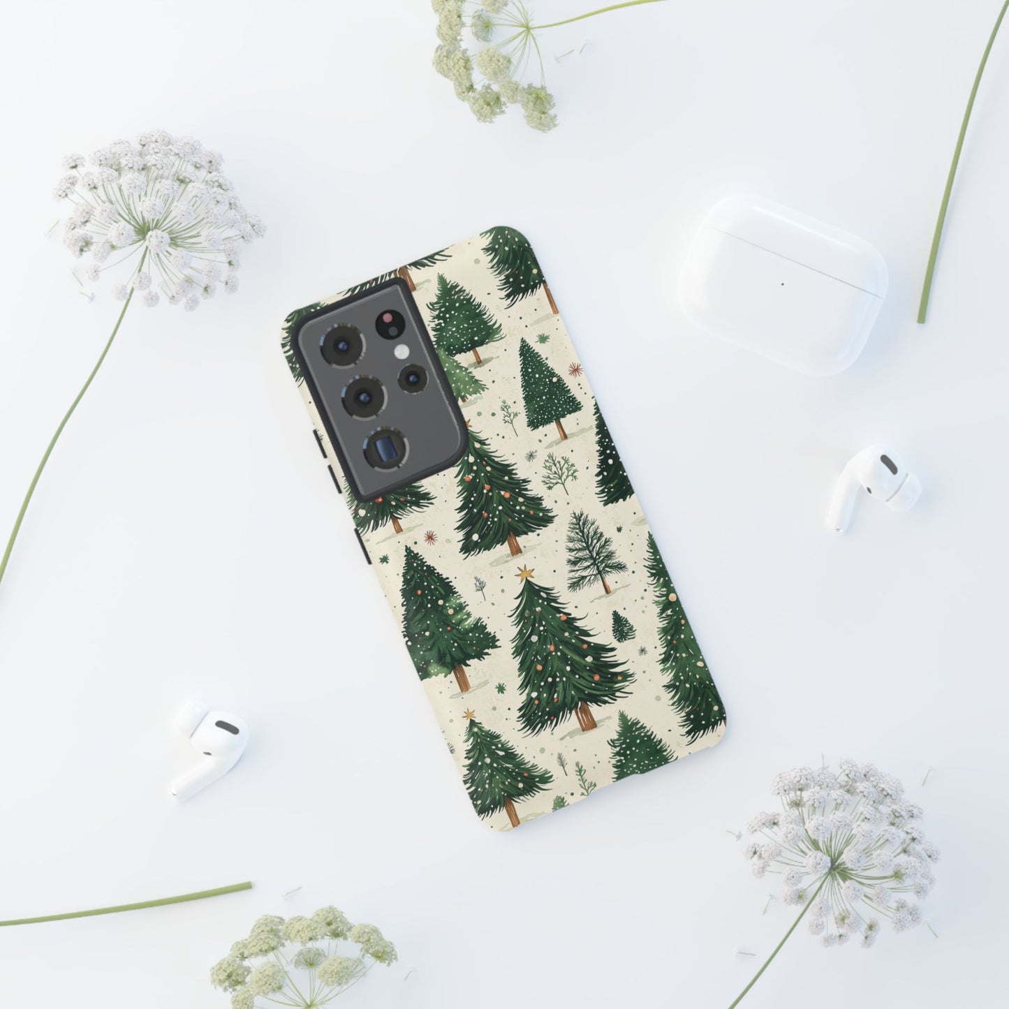 Festive Christmas Tree Forest Pattern – Samsung Galaxy Series Case