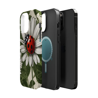 Ladybug & Daisy Garden Charm - MagSafe iPhone Case