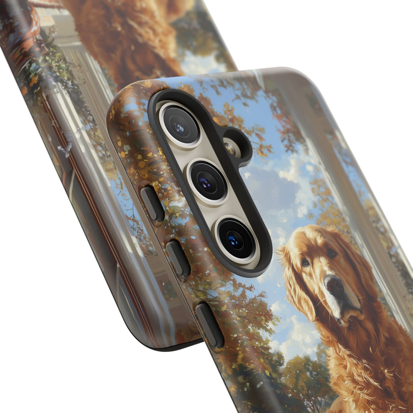 Golden Retriever Autumn Serenity - Samsung Galaxy Series Case