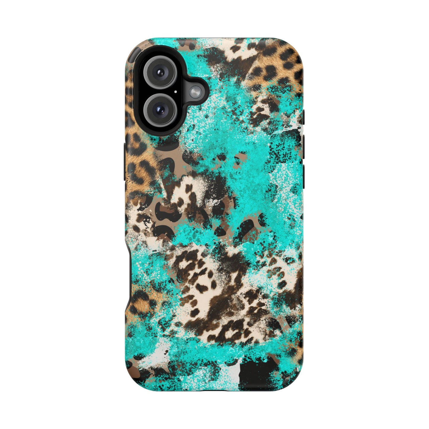 Aqua Splash Leopard - MagSafe iPhone Series Case