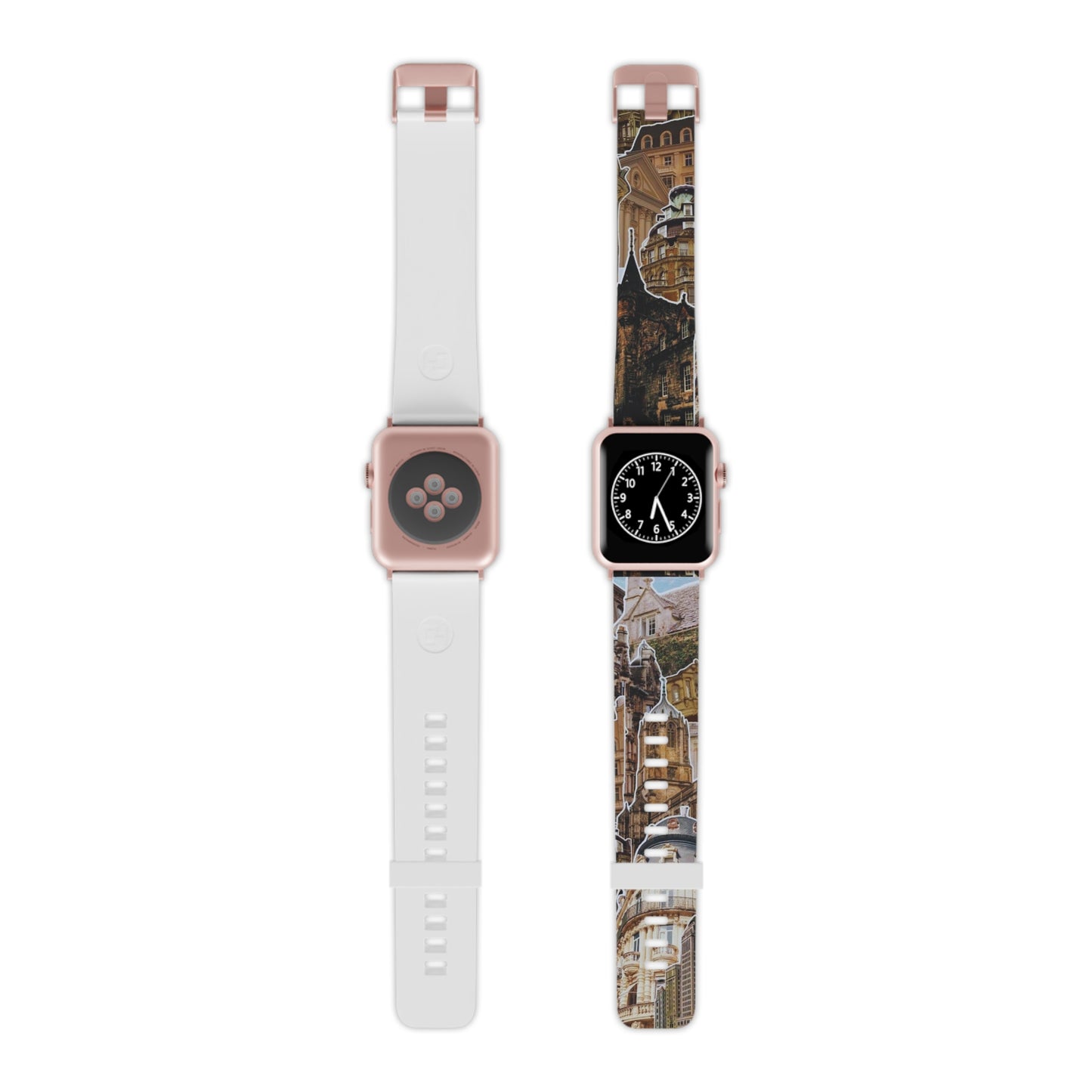 Vintage Architectural Collage Apple Watch Band