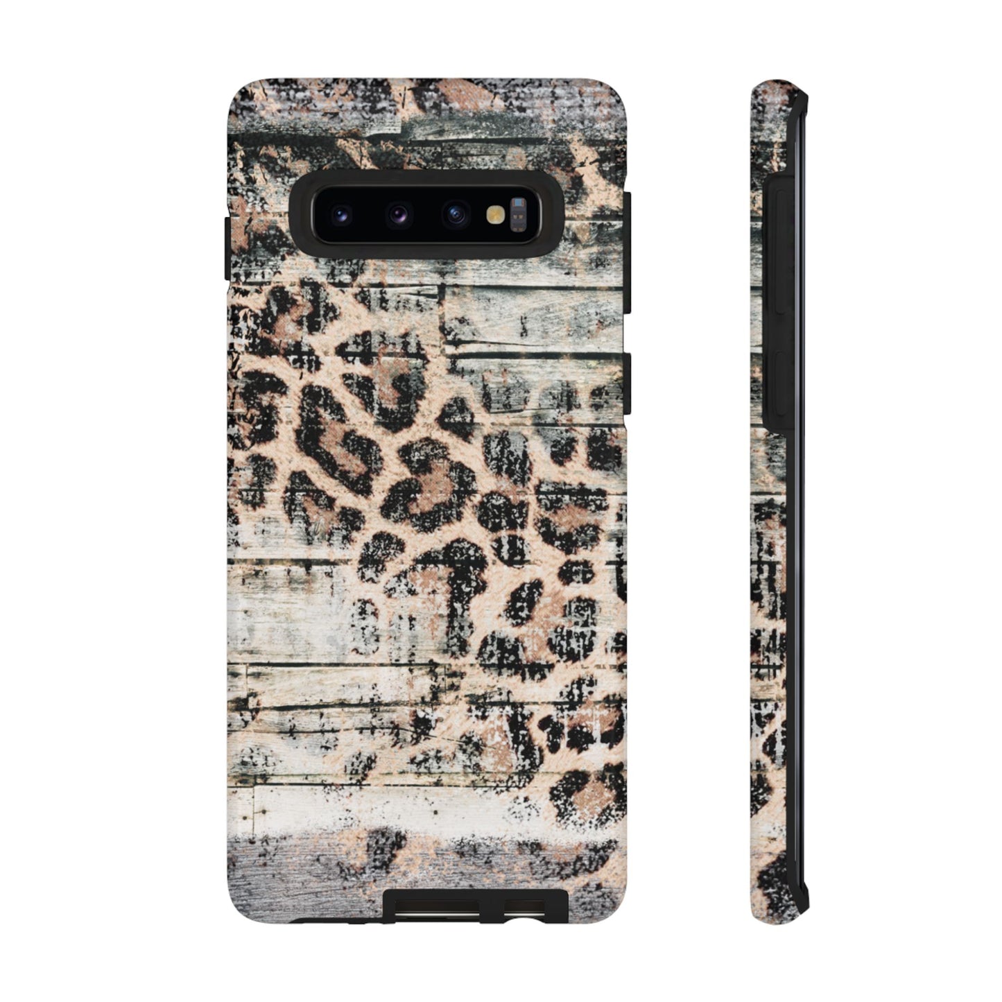 Rustic Leopard Wood Print - iPhone Series Case