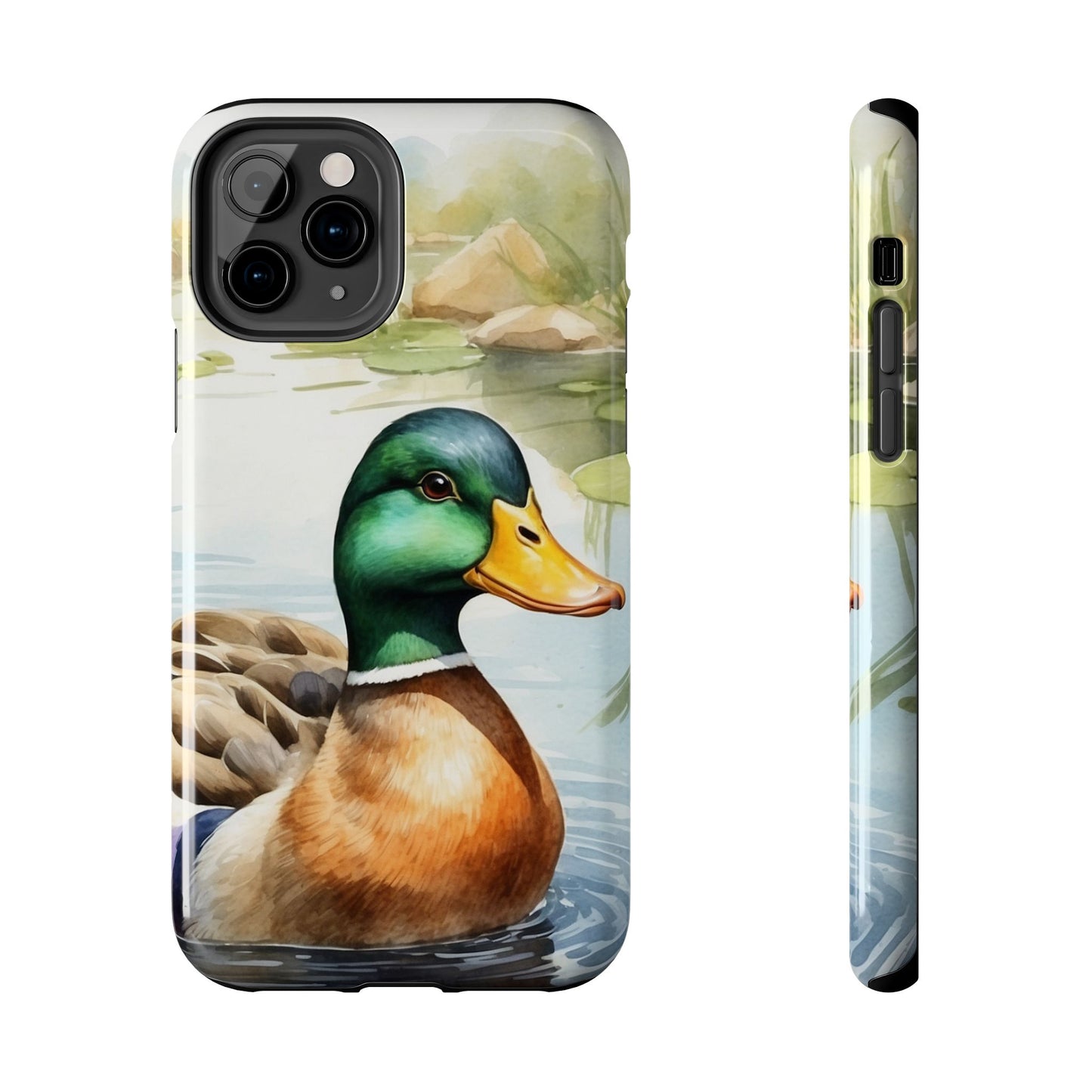 Serene Duck Reflection - iPhone Case