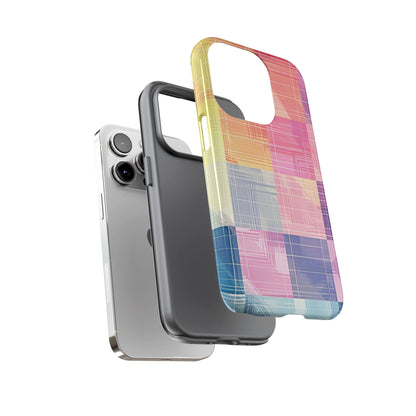 Pastel Panache Watercolor Plaid Case