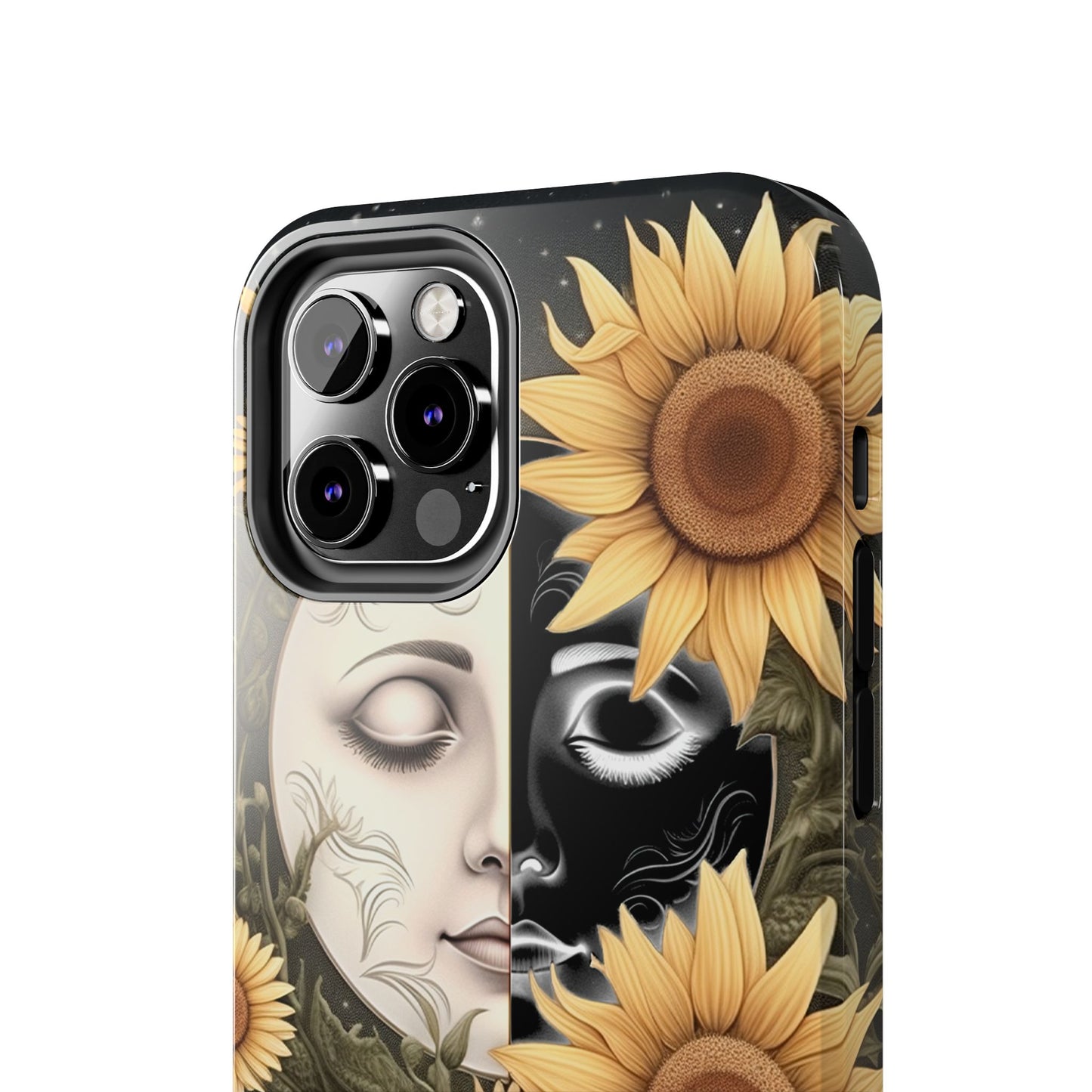 Sunflower Moon and Stars iPhone Case – Ethereal Art