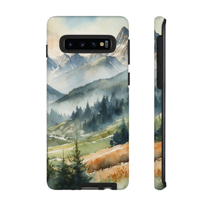 Serene Alpine Forest - Samsung Galaxy Case