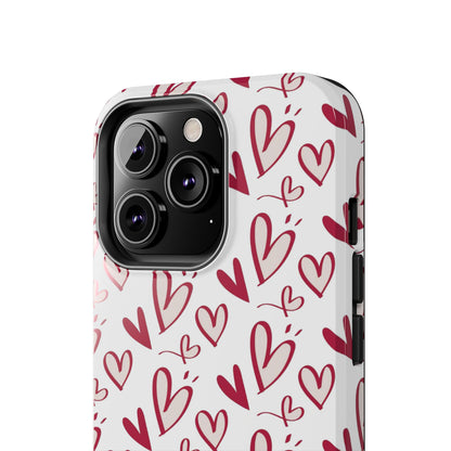 Love Scribbles iPhone Case