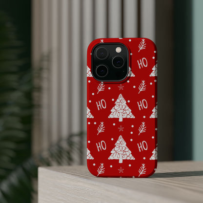 MagSafe iPhone Case: Ho Ho Ho – Christmas Tree Wonderland