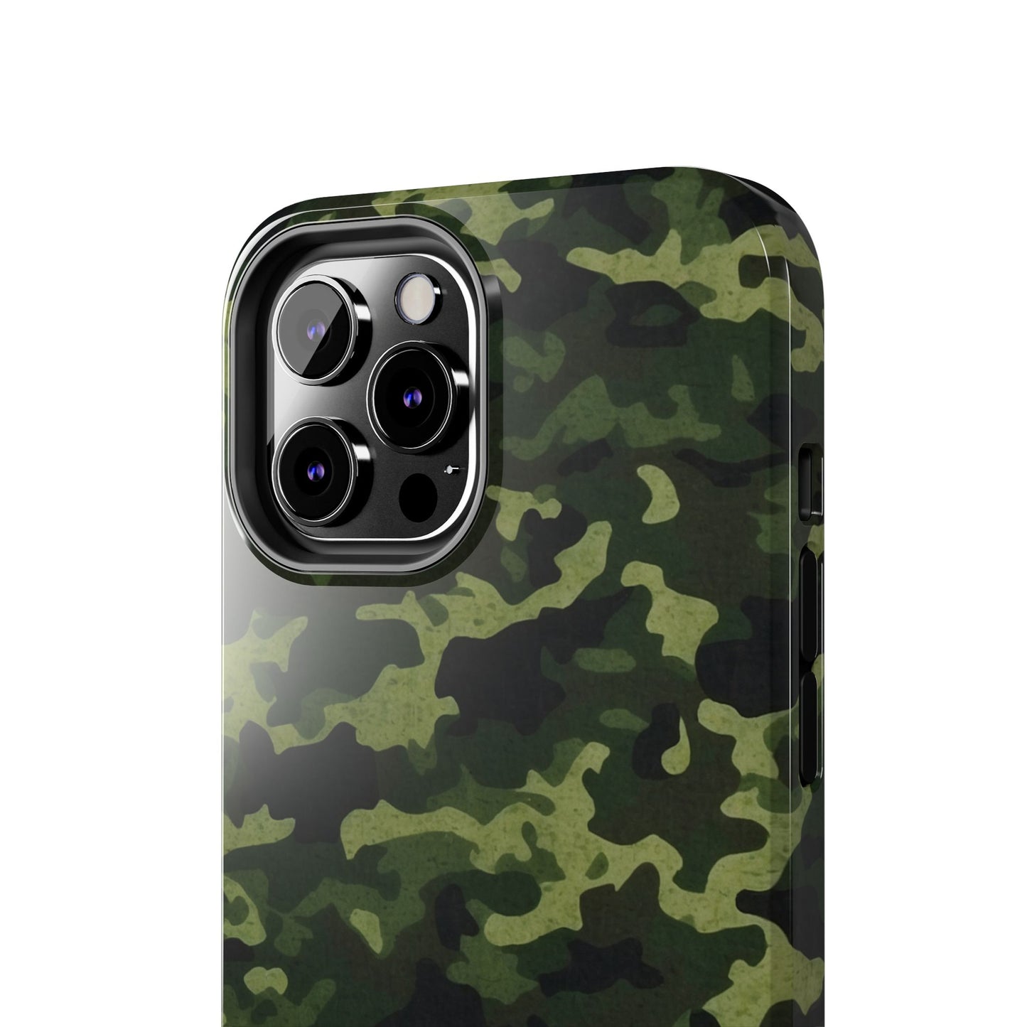 Dark Green Camouflage – iPhone Case, Rugged and Slim Design