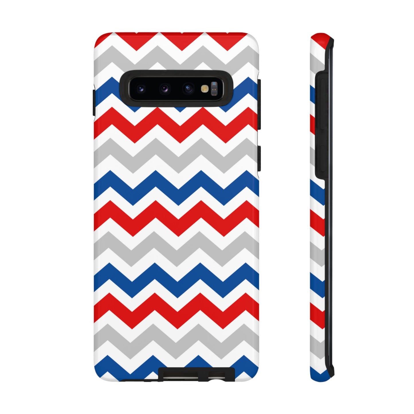 Patriotic Red, White & Blue Chevron – Bold Geometric Samsung Galaxy Case