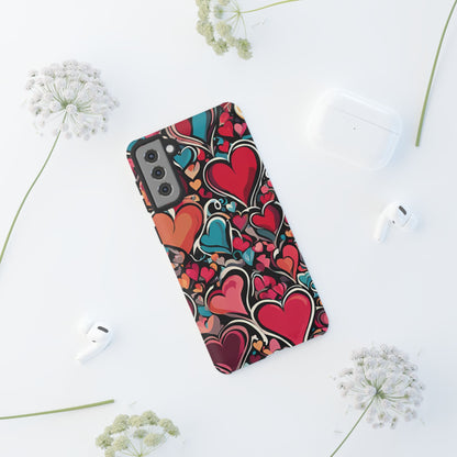 Vibrant Multicolor Heart Art – Samsung Galaxy Case