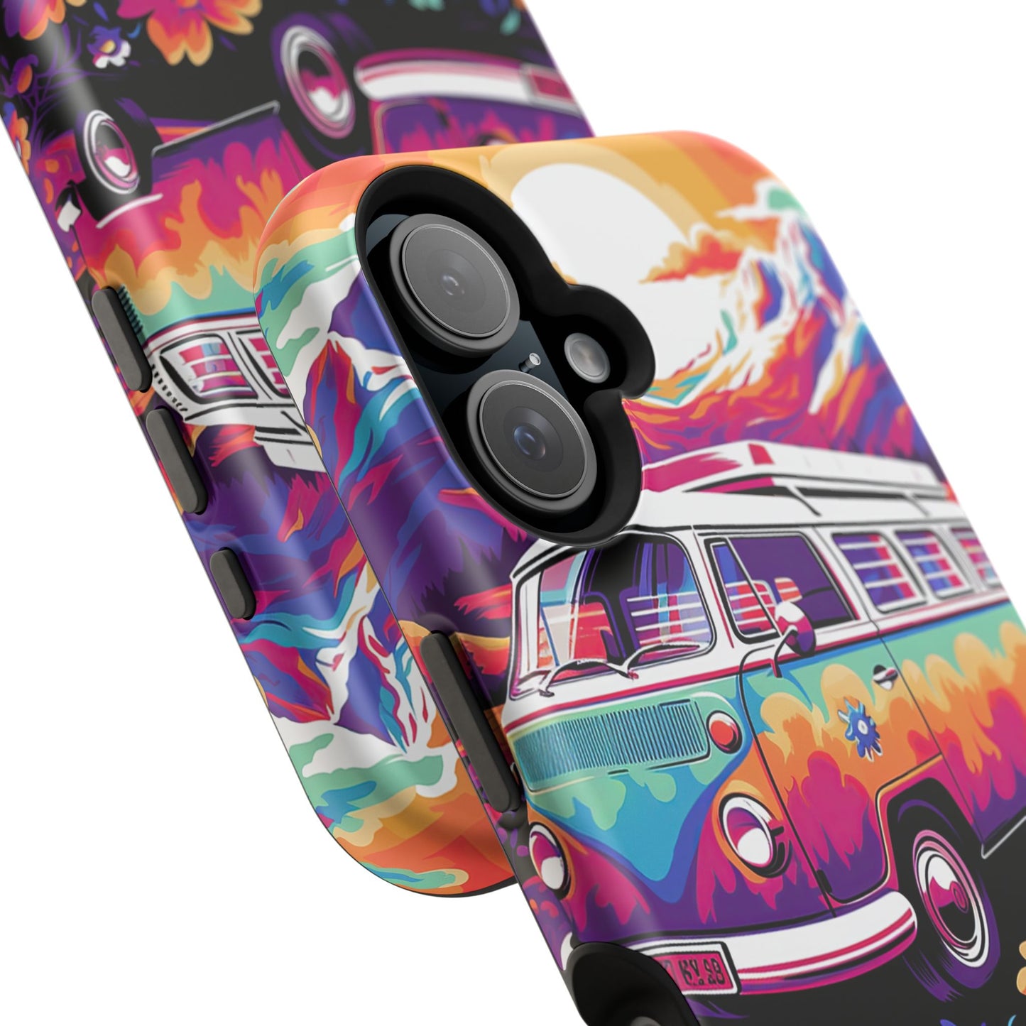 Groovy Floral Sunset Van – MagSafe iPhone Series Case