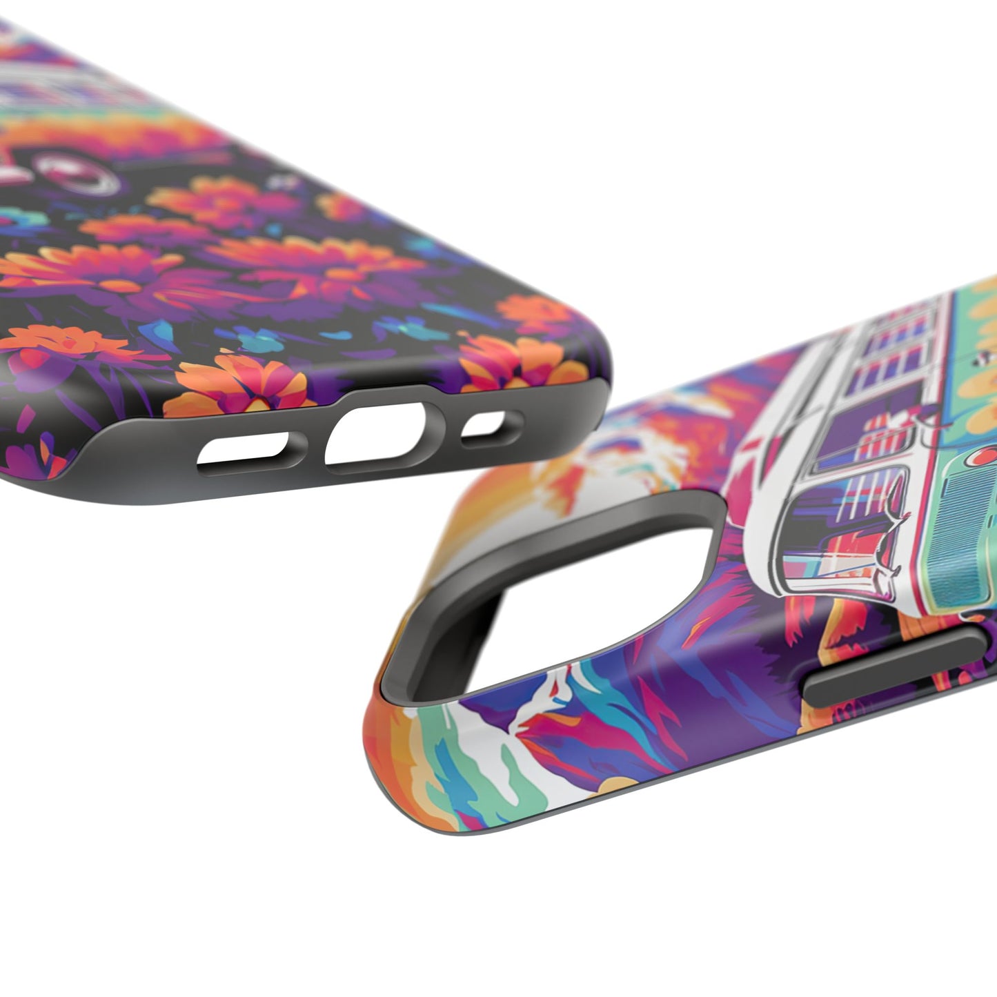 Groovy Floral Sunset Van – MagSafe iPhone Series Case