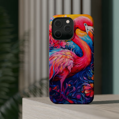 Flamingo Radiance – MagSafe iPhone Cases